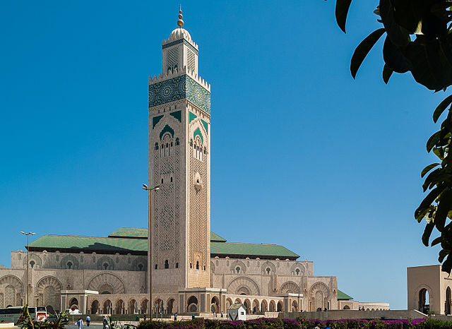 מסגד חסן השני במרוקו (תמונה: ויקיפדיה)