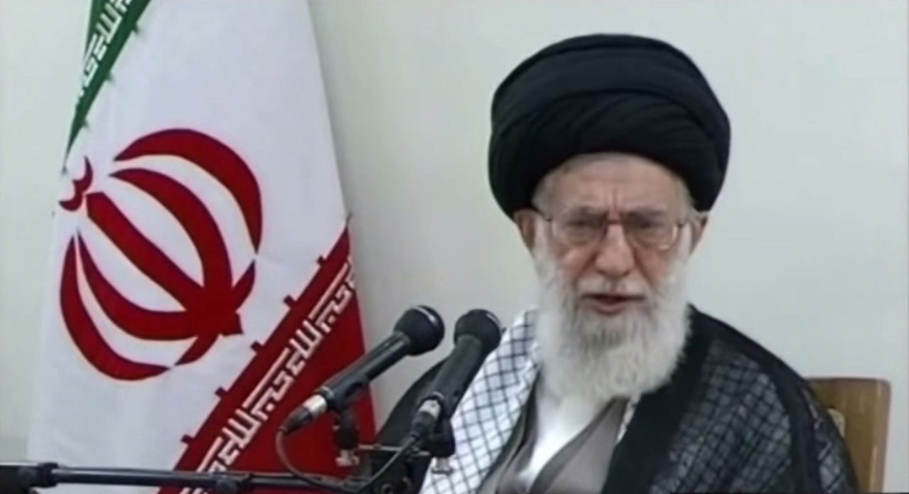 ח'אמנהאי, המנהיג העליון של איראן (צילום מסך: יוטיוב)
