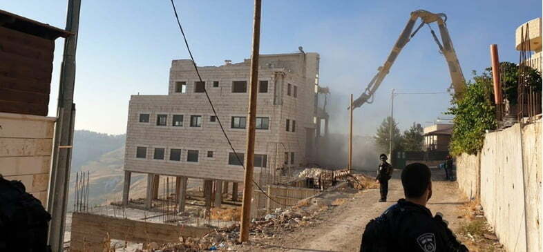 הרס הבתים בוואדי אל־חומוס הוא בושה וחרפה