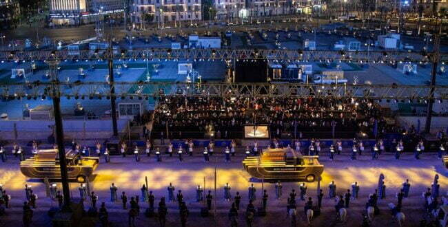 המצעד המוזהב בקהיר, אפריל 2021 (רויטרס).