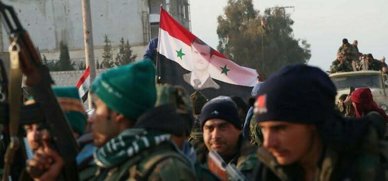 חיילים סורים בחלב, סוריה, פברואר 2020 (צילום: רויטרס)
