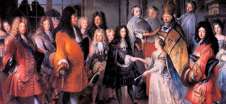נישואי מריה אדליידה, נסיכת סבויה, בצרפת, 1697