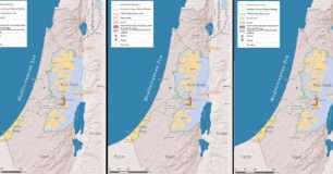 מפת ישראל-פלסטין (מתוך ויקימדיה)
