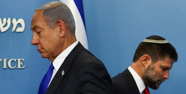 נתניהו וסמוטריץ'. צילום: רויטרס