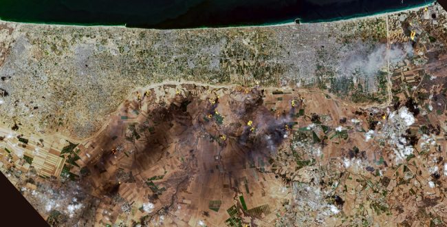צילום: Pierre Markuse - Fires in Israel and the Gaza strip - 7 October 2023