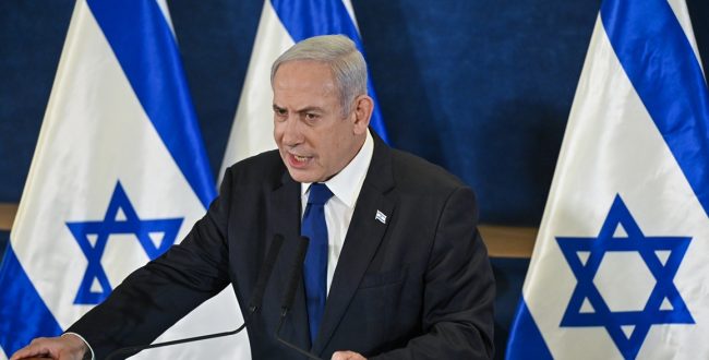 נתניהו בנאום לאחר ה-7 באוקטובר. צילום: קובי גדעון, לע"מ